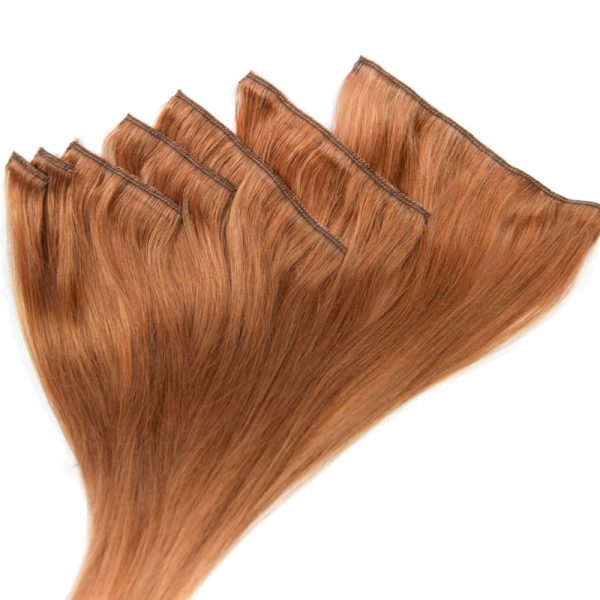 Foto general de las extensiones de clip de 7 capas de pelo natural