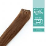 Imagen de portada de extensiones de pelo de cortina de 45-50 cm y 100 gramos de cantidad