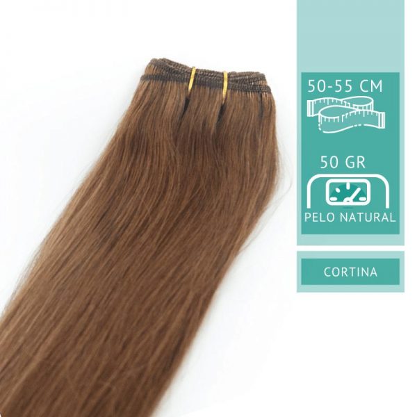 Imagen de portada de extensiones de pelo de cortina de 50-55 cm y 100 gramos de cantidad